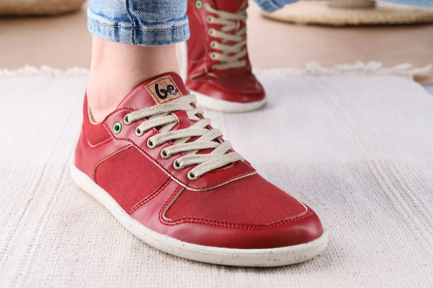 Barefoot Sneakers - Be Lenka Champ 2.0 - Vegan - Red 11 OzBarefoot Australia
