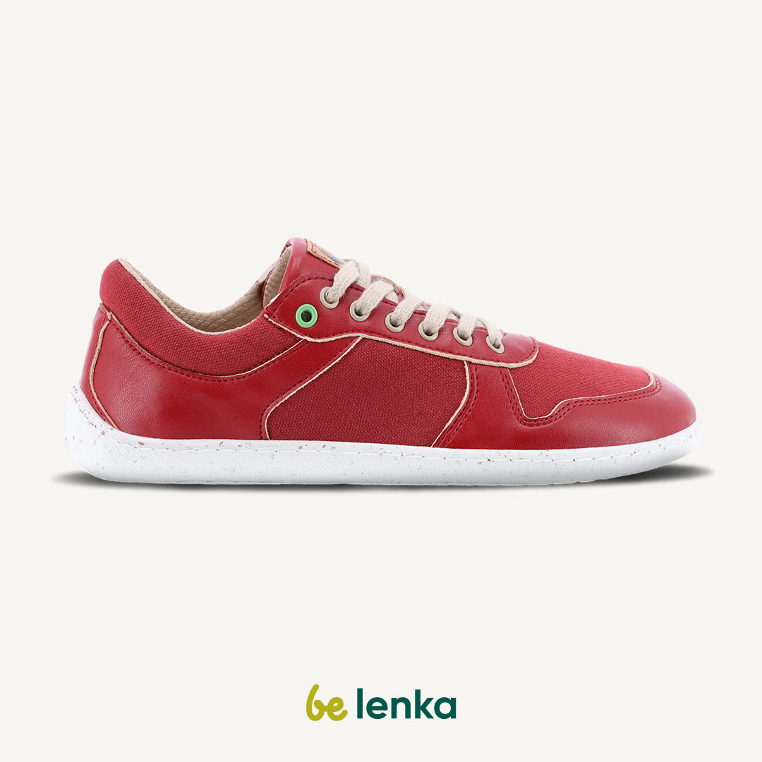 Barefoot Sneakers - Be Lenka Champ 2.0 - Vegan - Red 3 OzBarefoot Australia