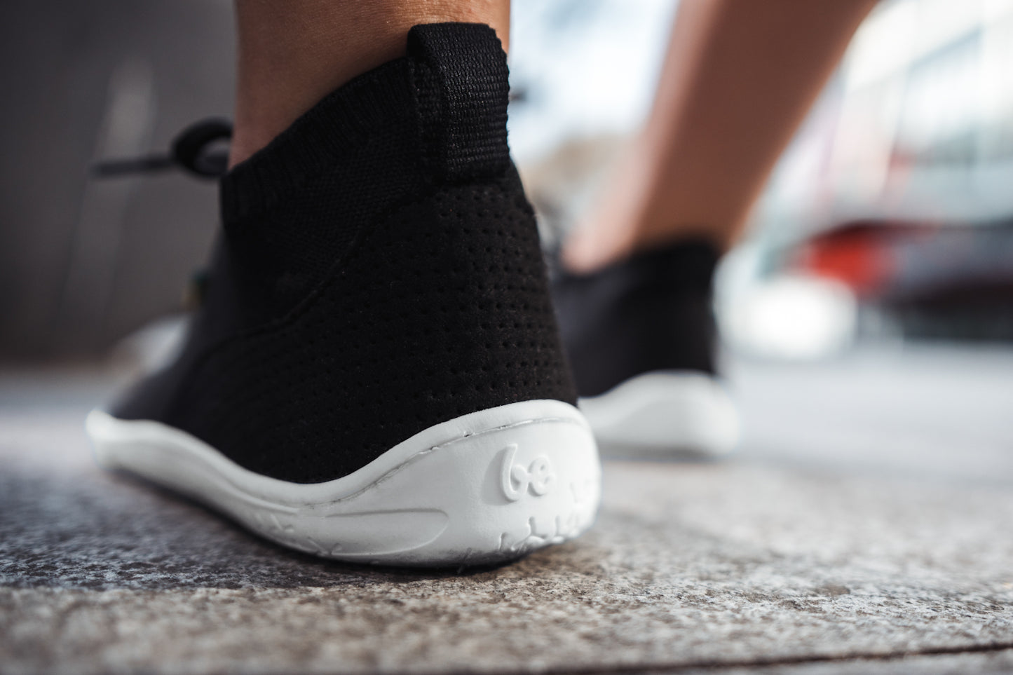 Barefoot Sneakers - Be Lenka Stride - Black & White 6 OzBarefoot Australia