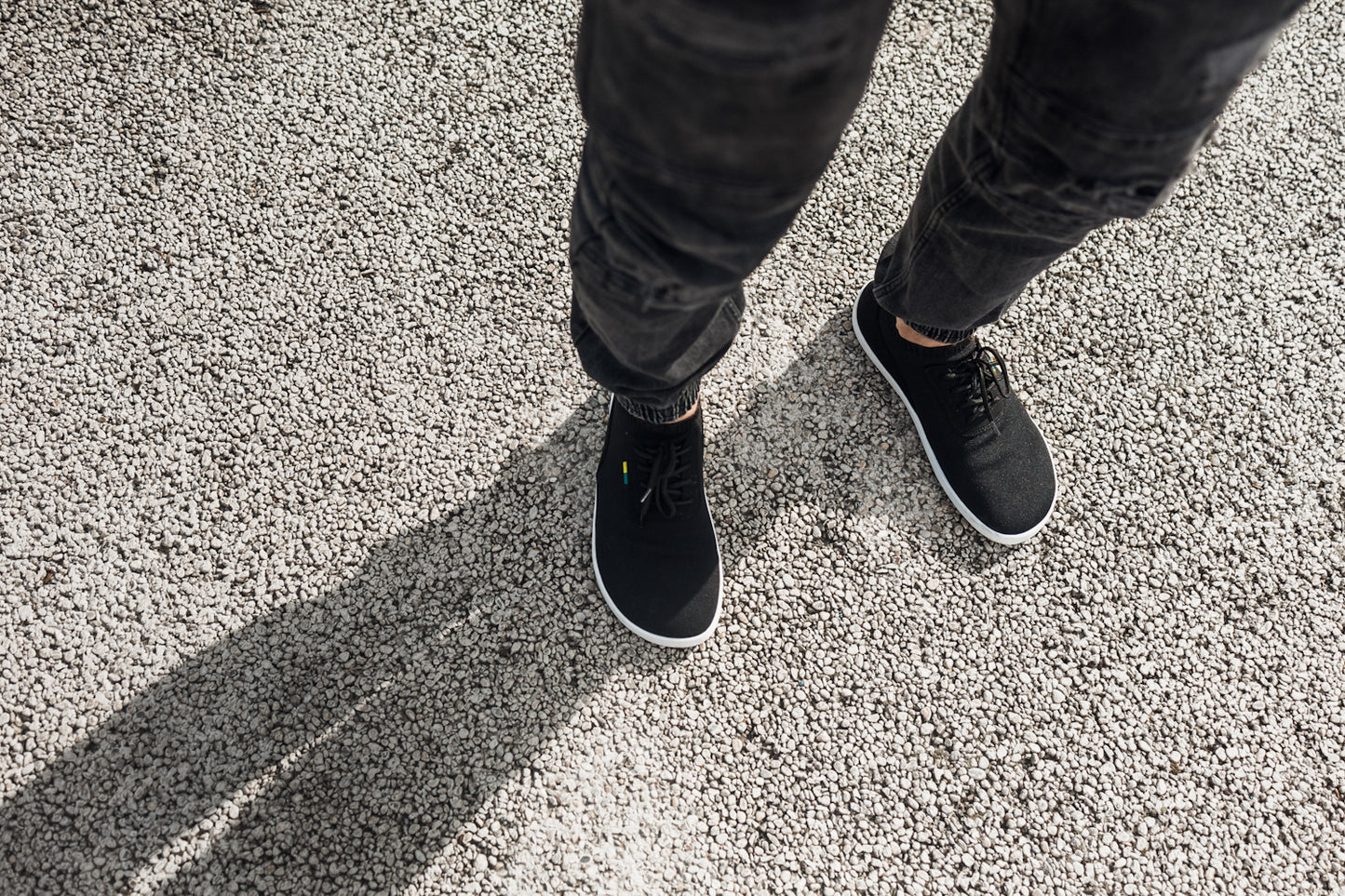 Barefoot Sneakers - Be Lenka Stride - Black & White 10 OzBarefoot Australia