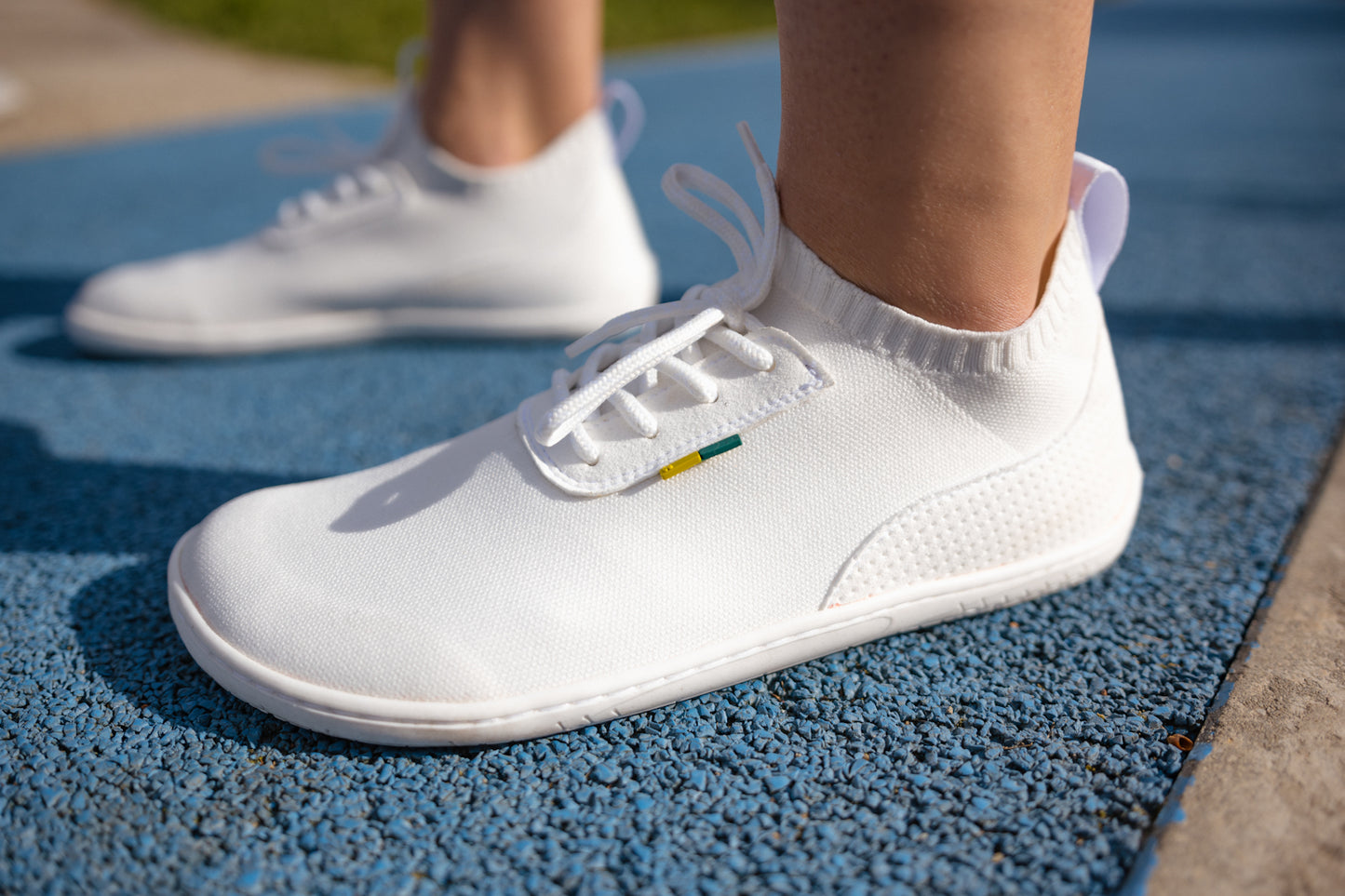 Barefoot Sneakers - Be Lenka Stride - All White 4 OzBarefoot Australia