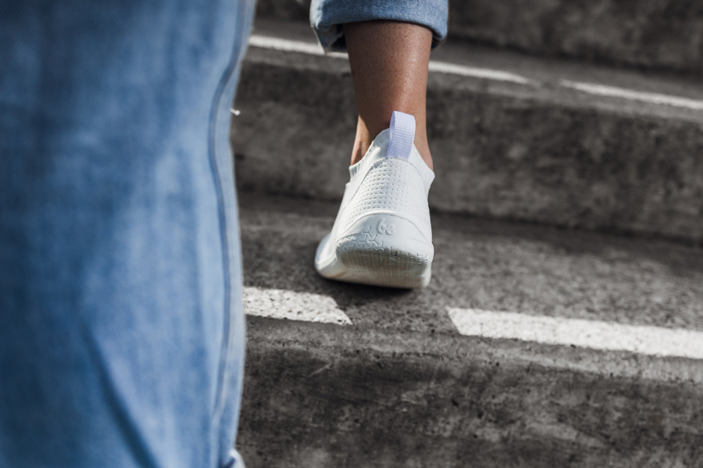 Barefoot Sneakers - Be Lenka Stride - All White 6 OzBarefoot Australia