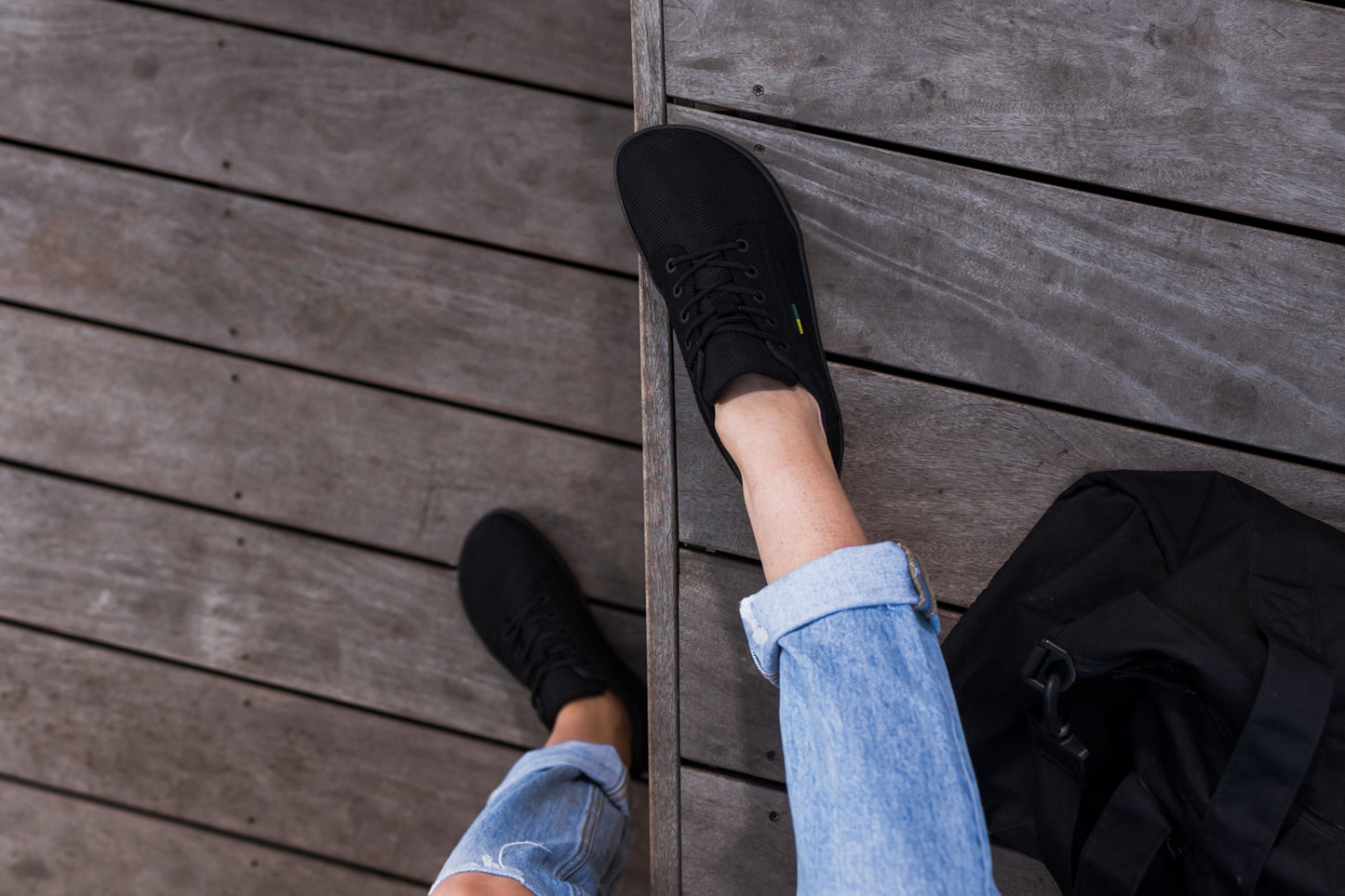Barefoot Sneakers - Be Lenka Whiz - All Black 9 OzBarefoot Australia