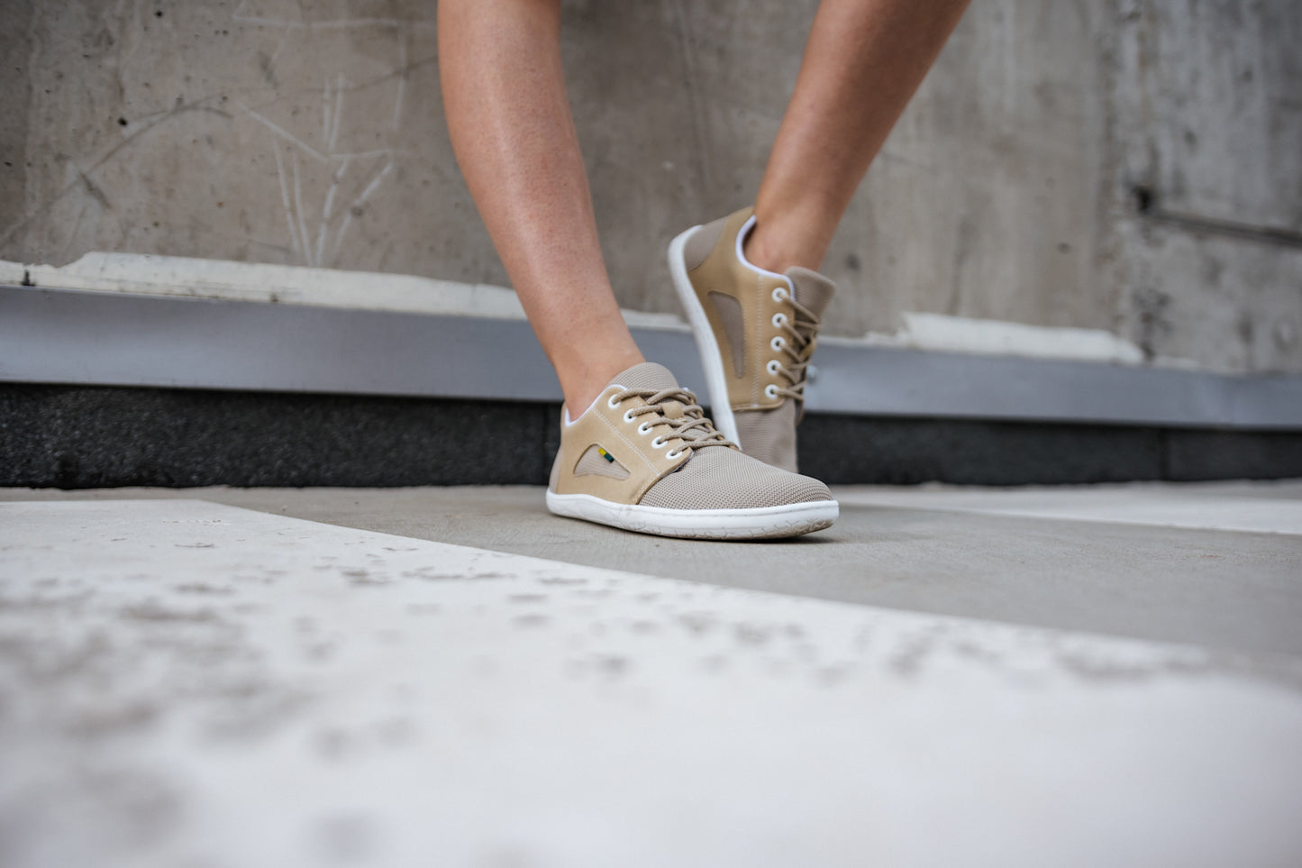 Barefoot Sneakers - Be Lenka Whiz - Beige 6 OzBarefoot Australia