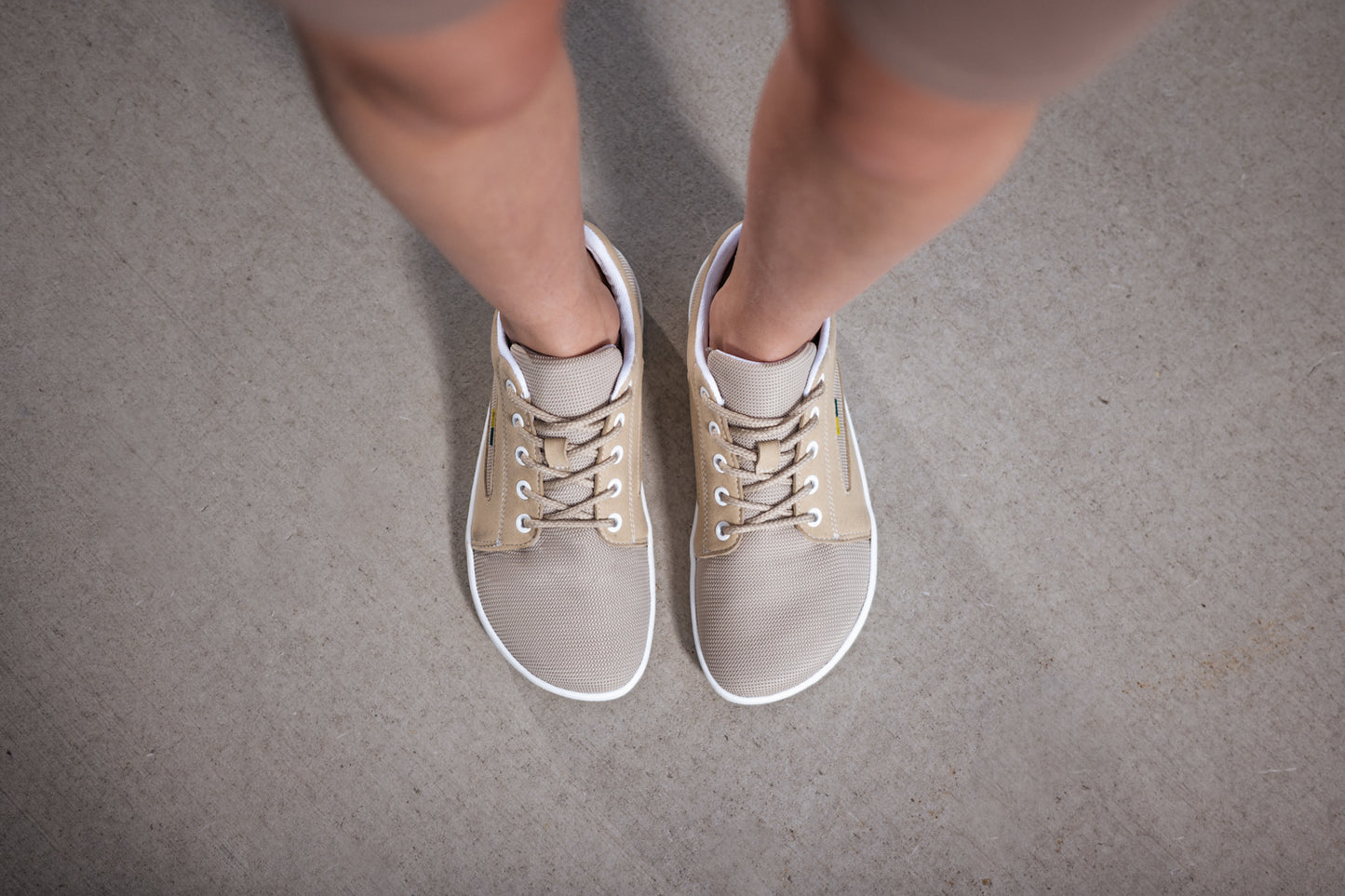 Barefoot Sneakers - Be Lenka Whiz - Beige 7 OzBarefoot Australia