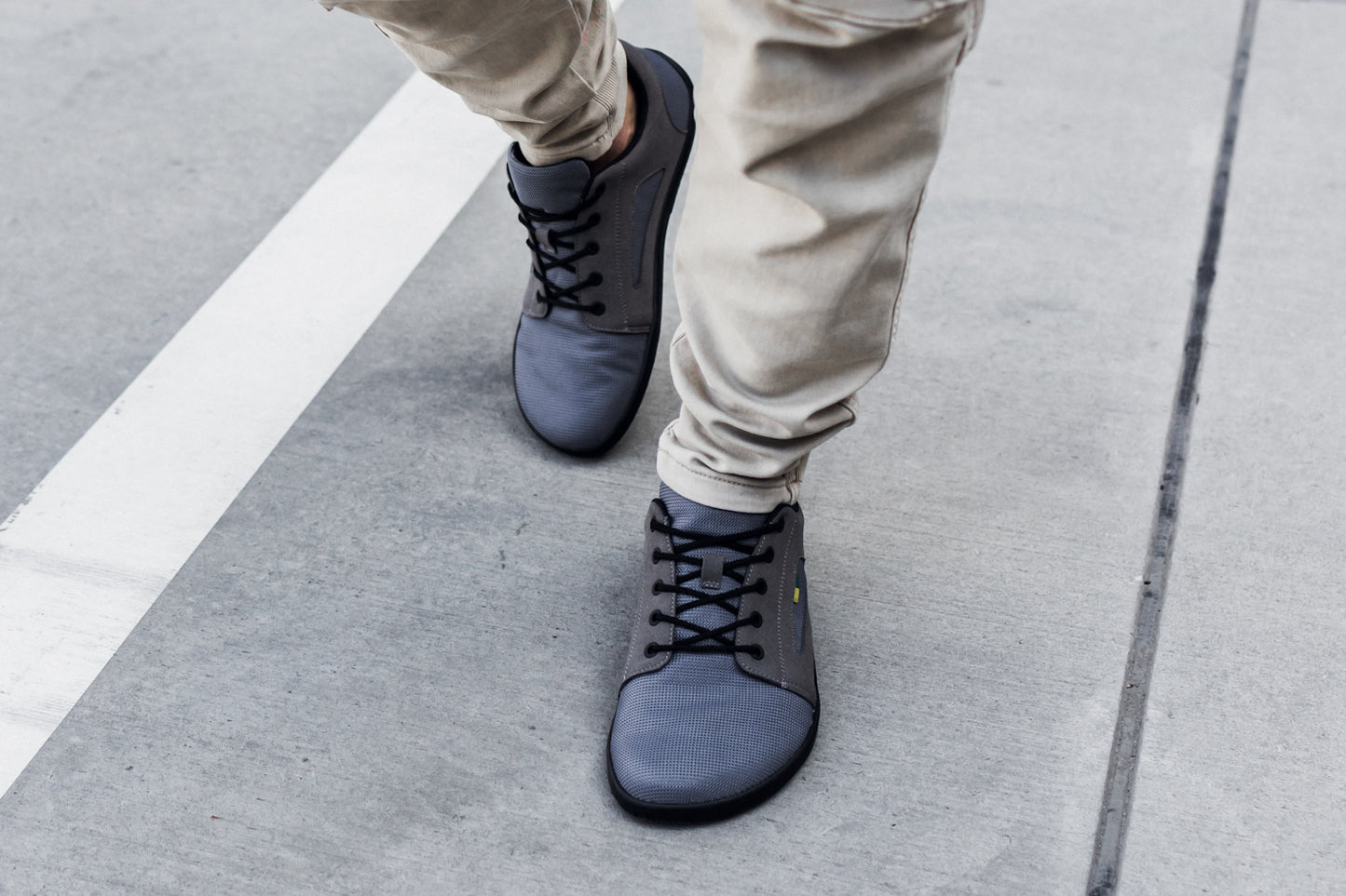 Barefoot Sneakers - Be Lenka Whiz - Grey 8 OzBarefoot Australia
