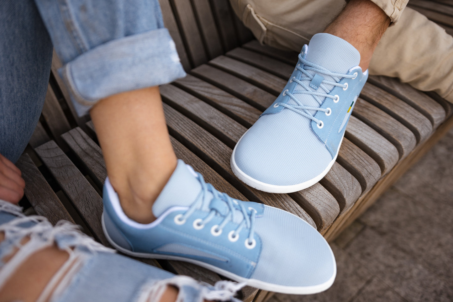Barefoot Sneakers - Be Lenka Whiz - Light Blue 6 OzBarefoot Australia