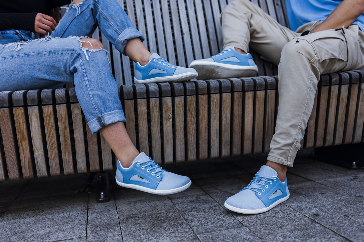 Barefoot Sneakers - Be Lenka Whiz - Light Blue 8 OzBarefoot Australia