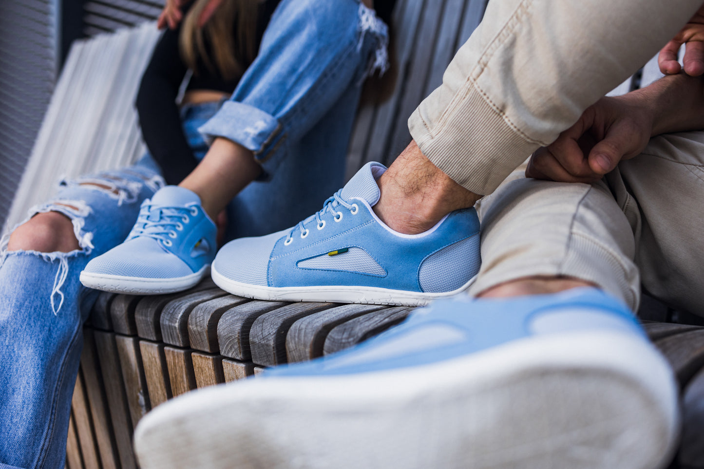 Barefoot Sneakers - Be Lenka Whiz - Light Blue 9 OzBarefoot Australia