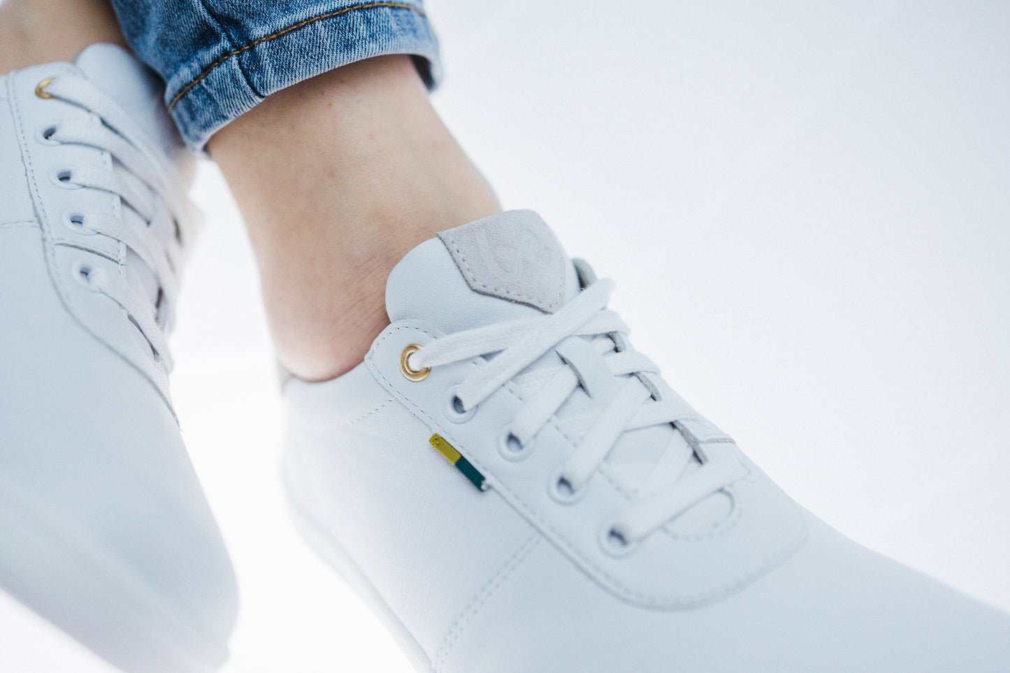 Barefoot Shoes - Be Lenka - Royale - White & Beige 7 OzBarefoot Australia