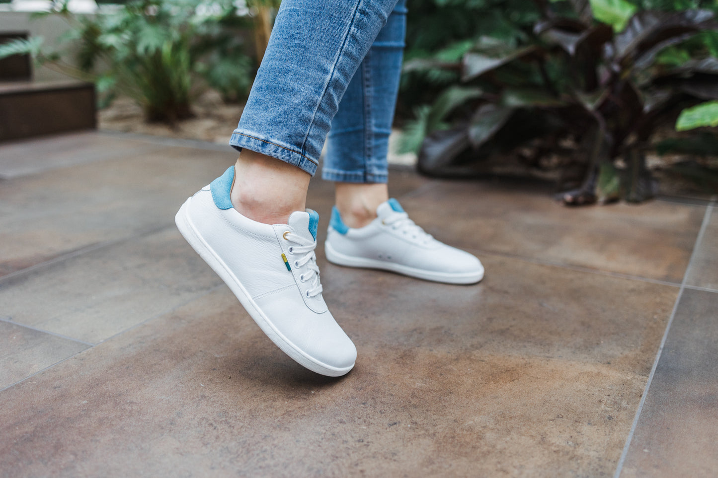 Barefoot Shoes - Be Lenka - Royale - White & Blue 10 OzBarefoot Australia