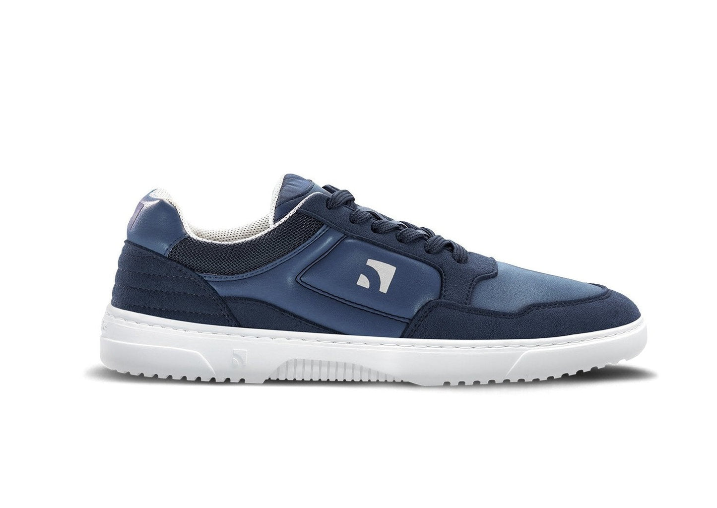 Barefoot Sneakers Barebarics - Axiom - Dark Blue & White 1 OzBarefoot Australia