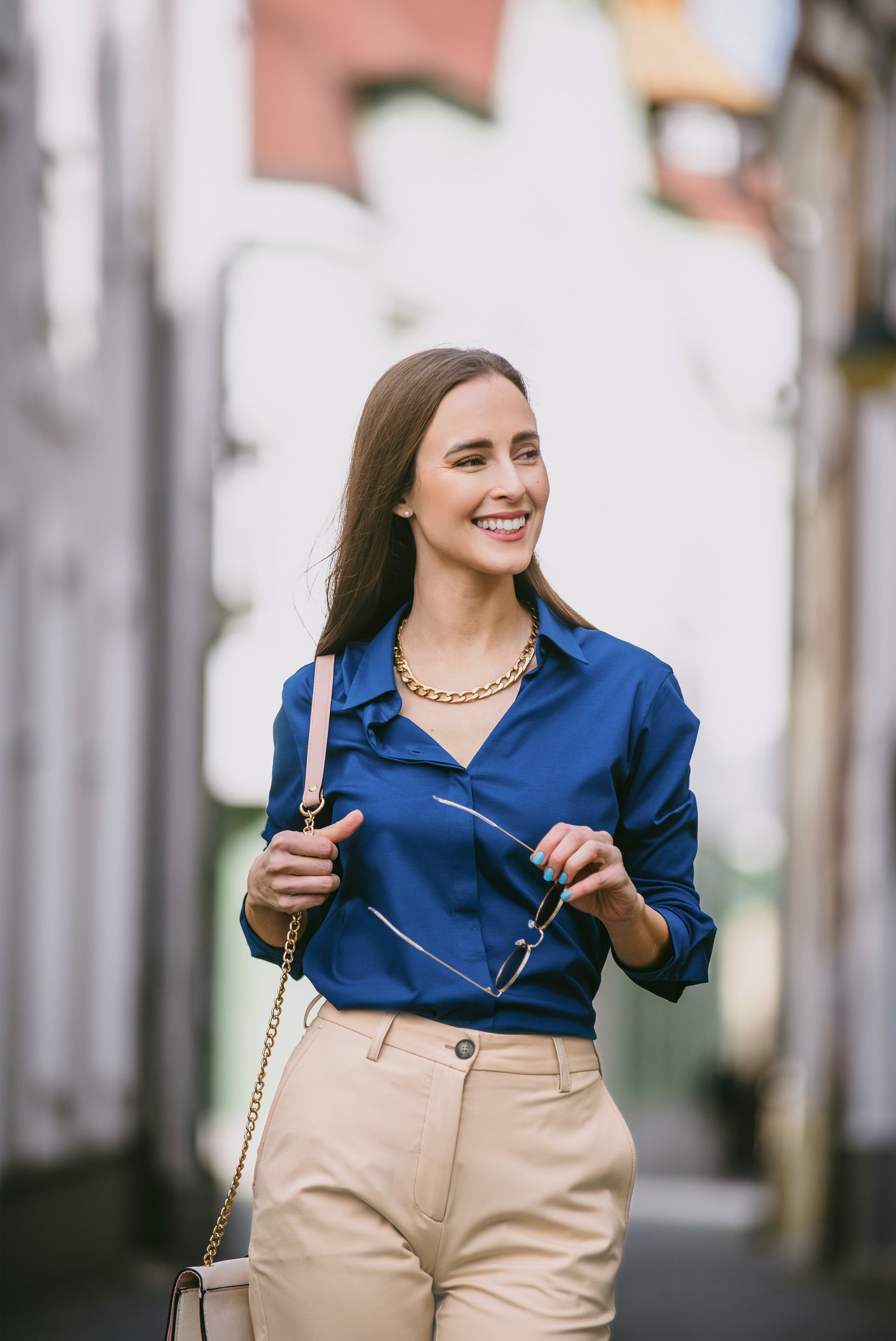 Women's Shirt Be Lenka Essentials - Navy 6 OzBarefoot Australia