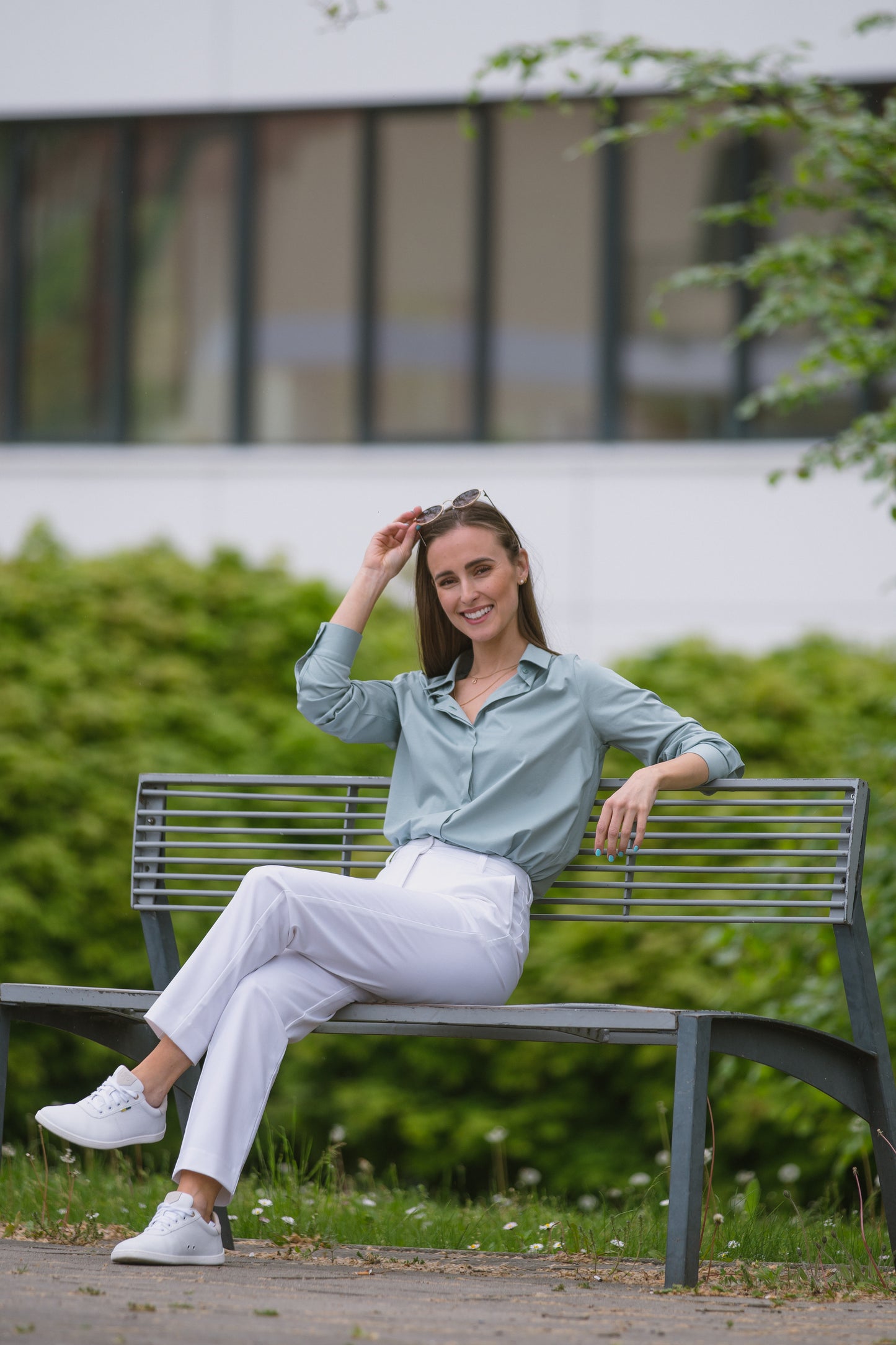 Women's Shirt Be Lenka Essentials - Pistachio Green 7 OzBarefoot Australia
