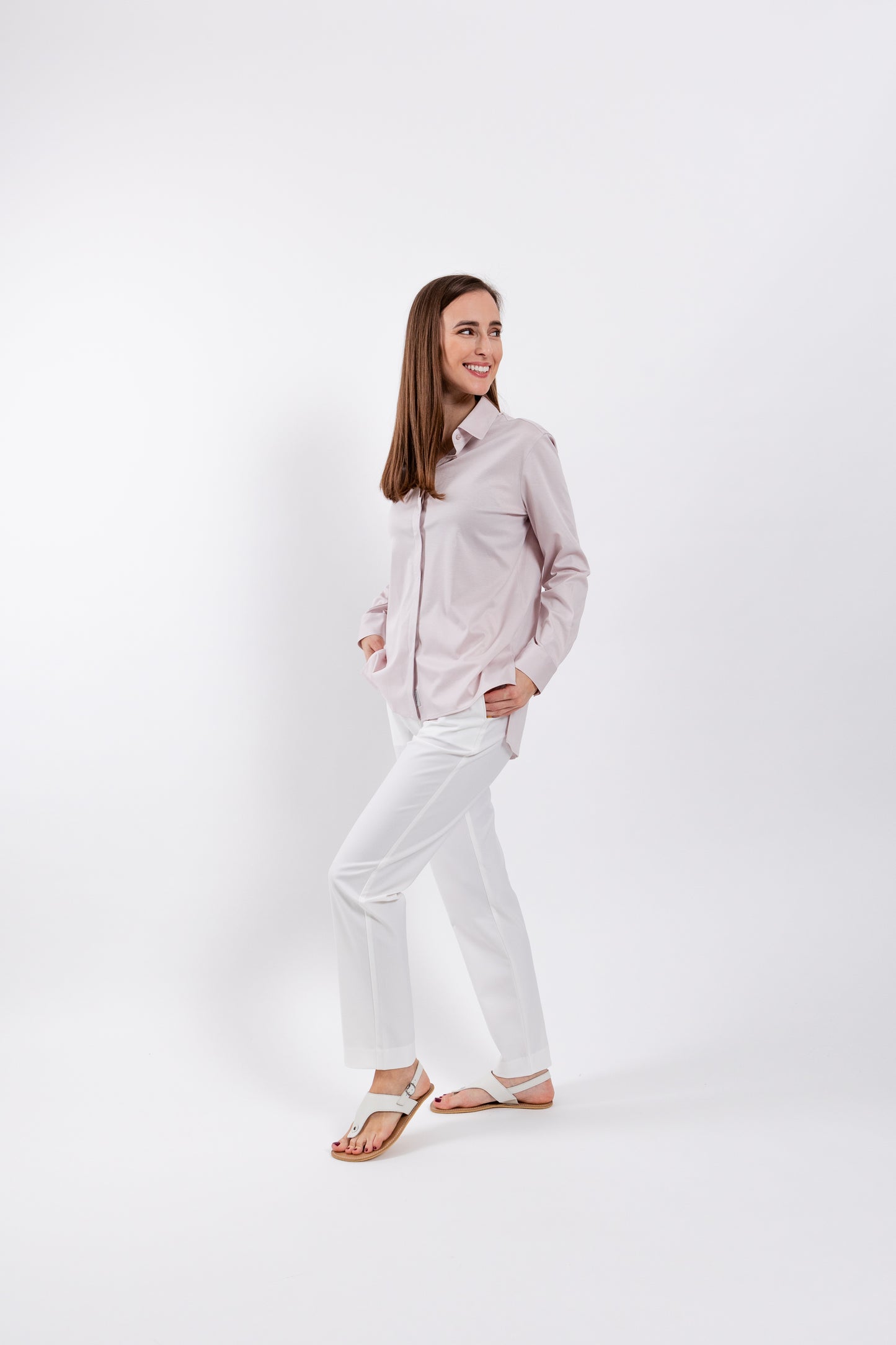 Women's Shirt Be Lenka Essentials - Powder Pink 1 OzBarefoot Australia