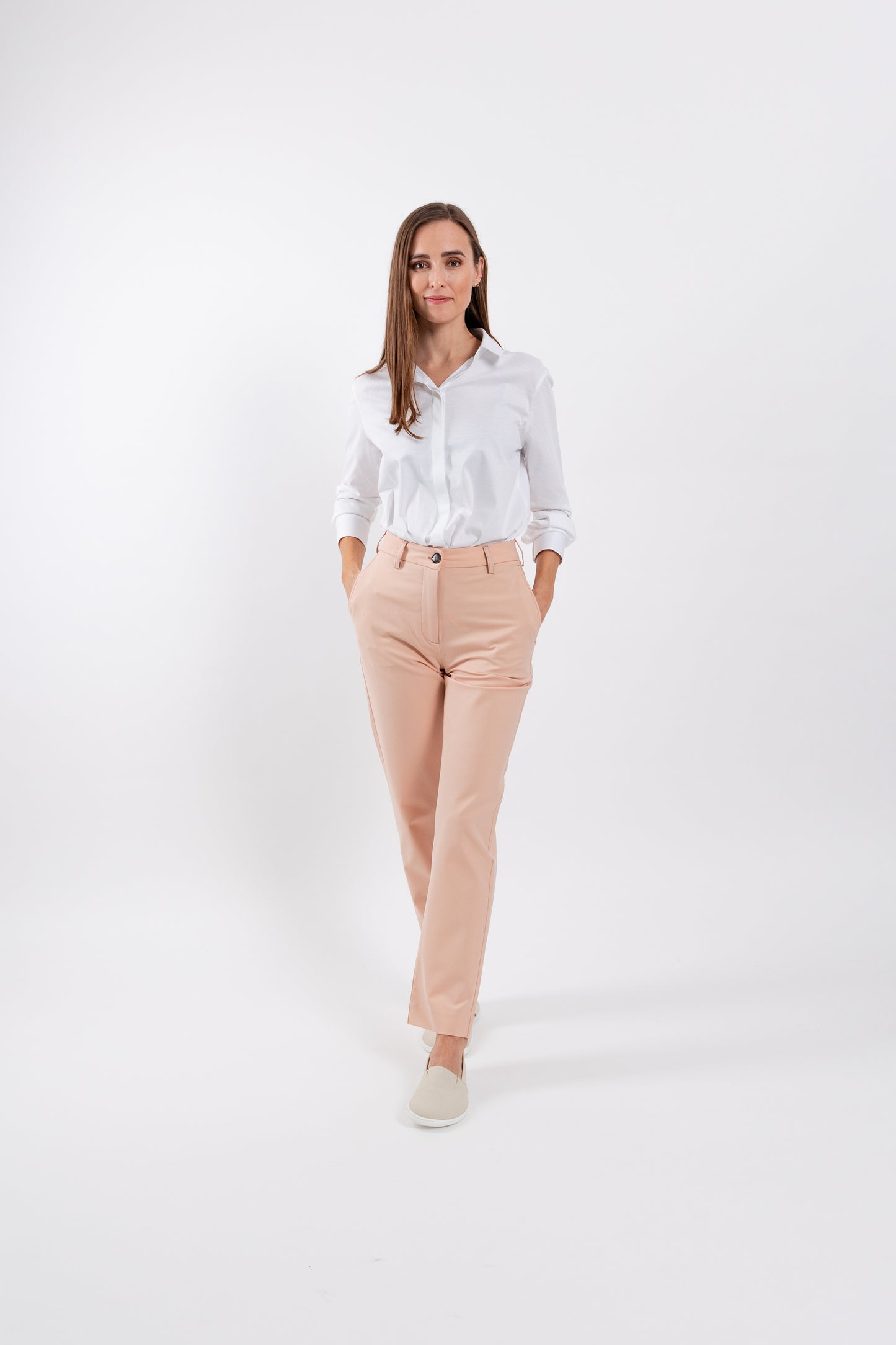 Women's Shirt Be Lenka Essentials - White 1 OzBarefoot Australia