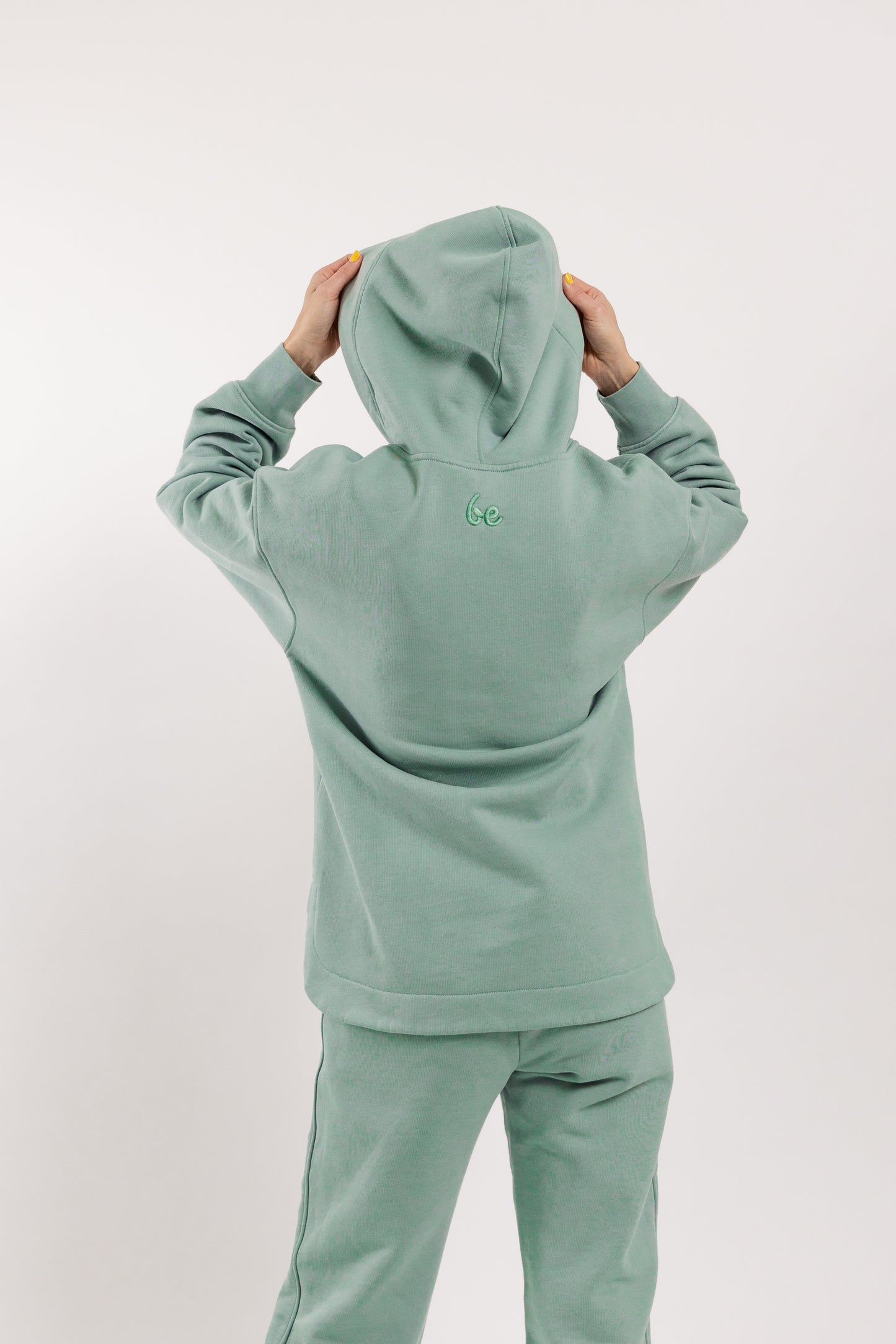 Women's Hoodie Be Lenka Essentials - Pistachio Green 3 OzBarefoot Australia