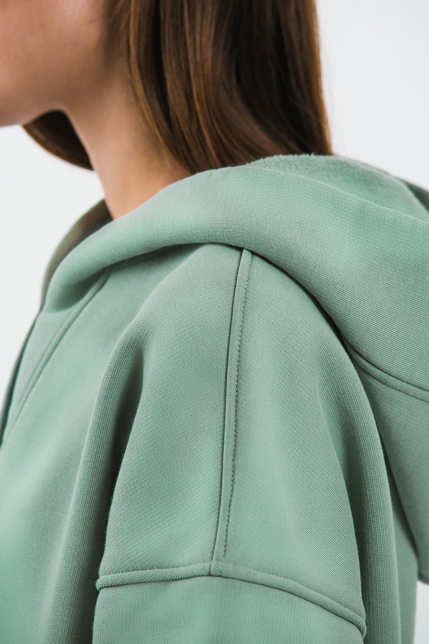 Women's Hoodie Be Lenka Essentials - Pistachio Green 5 OzBarefoot Australia