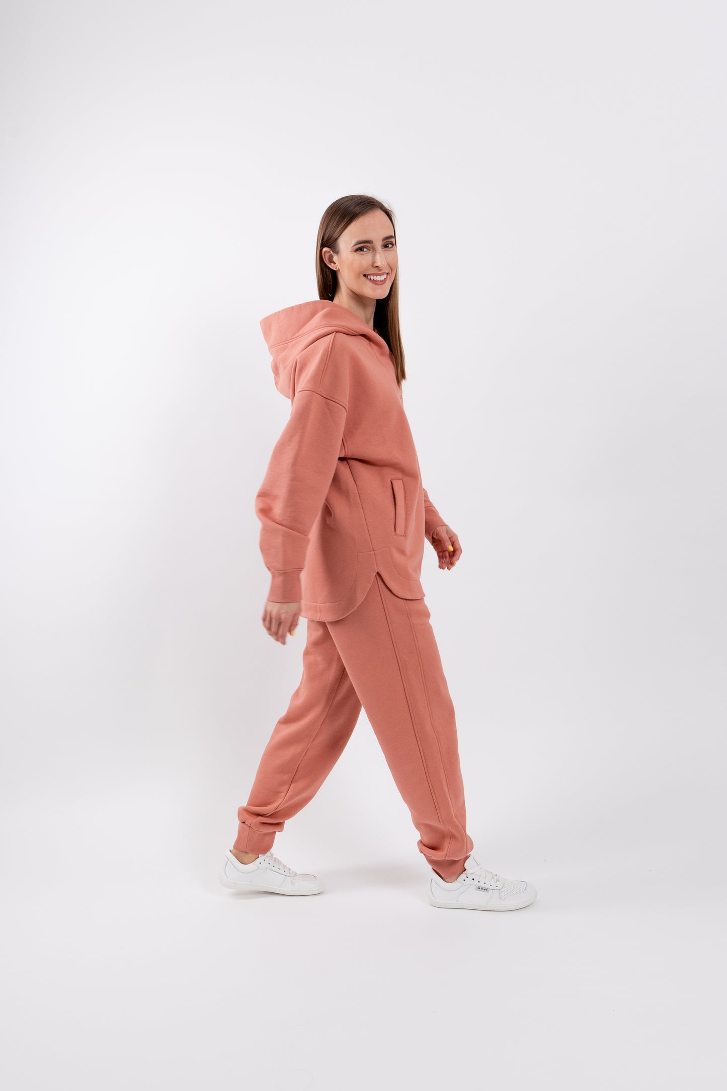 Women's sweatpants Be Lenka Essentials - Salmon Pink 1 OzBarefoot Australia