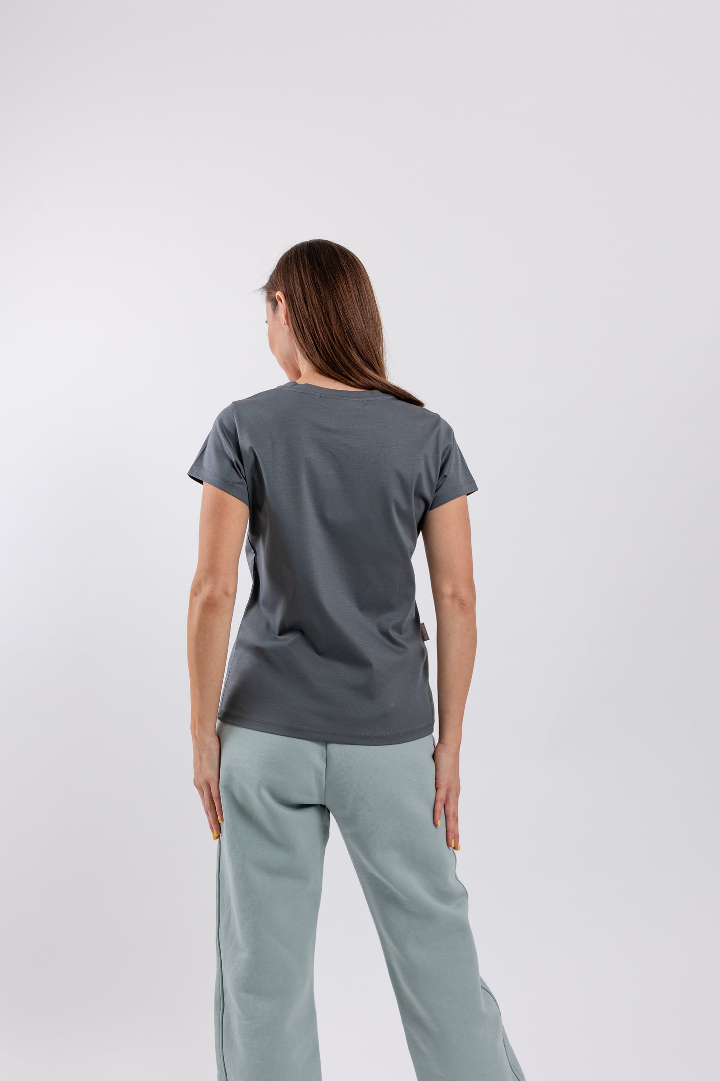 Women's Round Neck t-shirt Be Lenka Essentials - Grey 2 OzBarefoot Australia