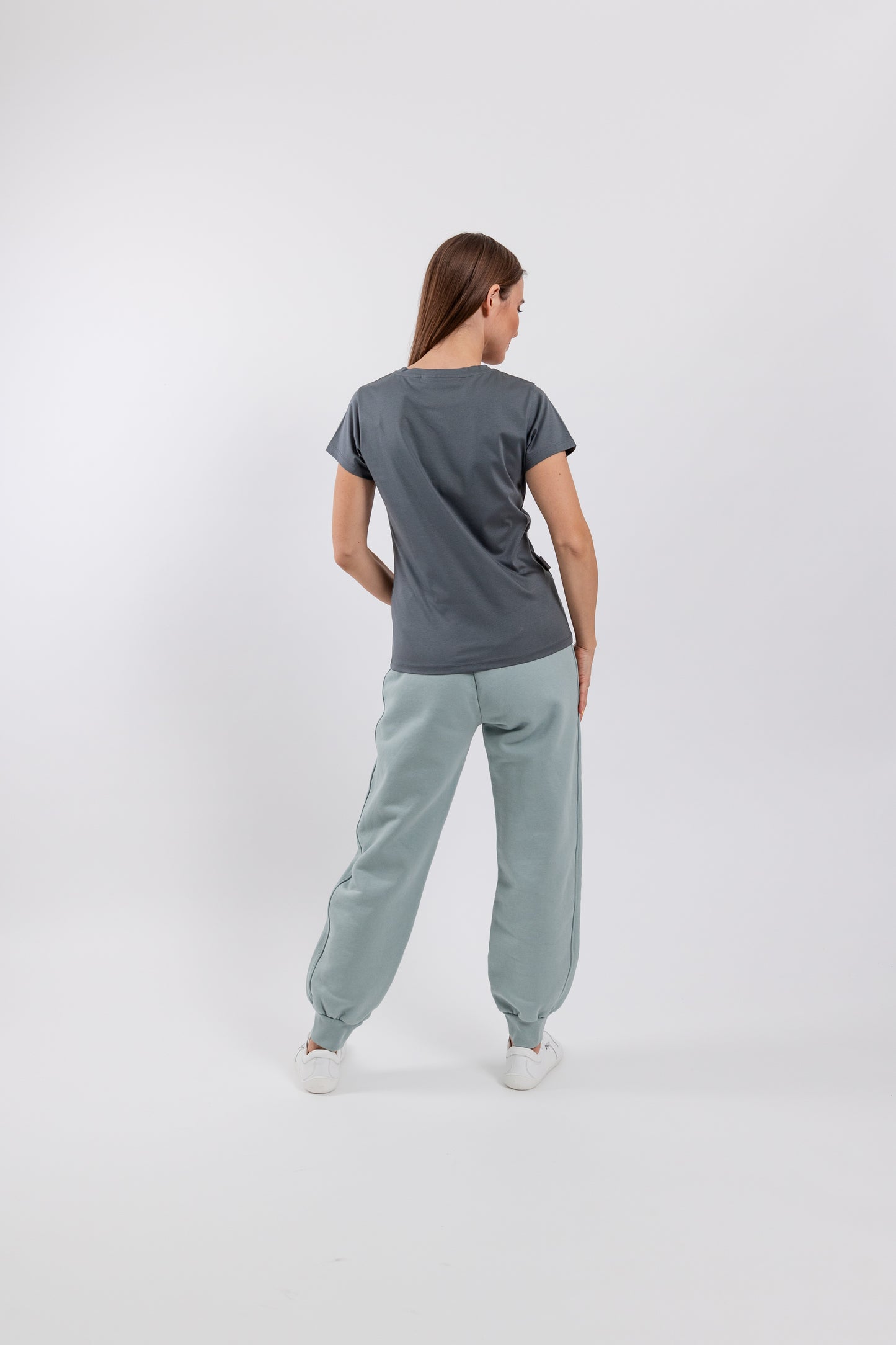 Women's Round Neck t-shirt Be Lenka Essentials - Grey 3 OzBarefoot Australia
