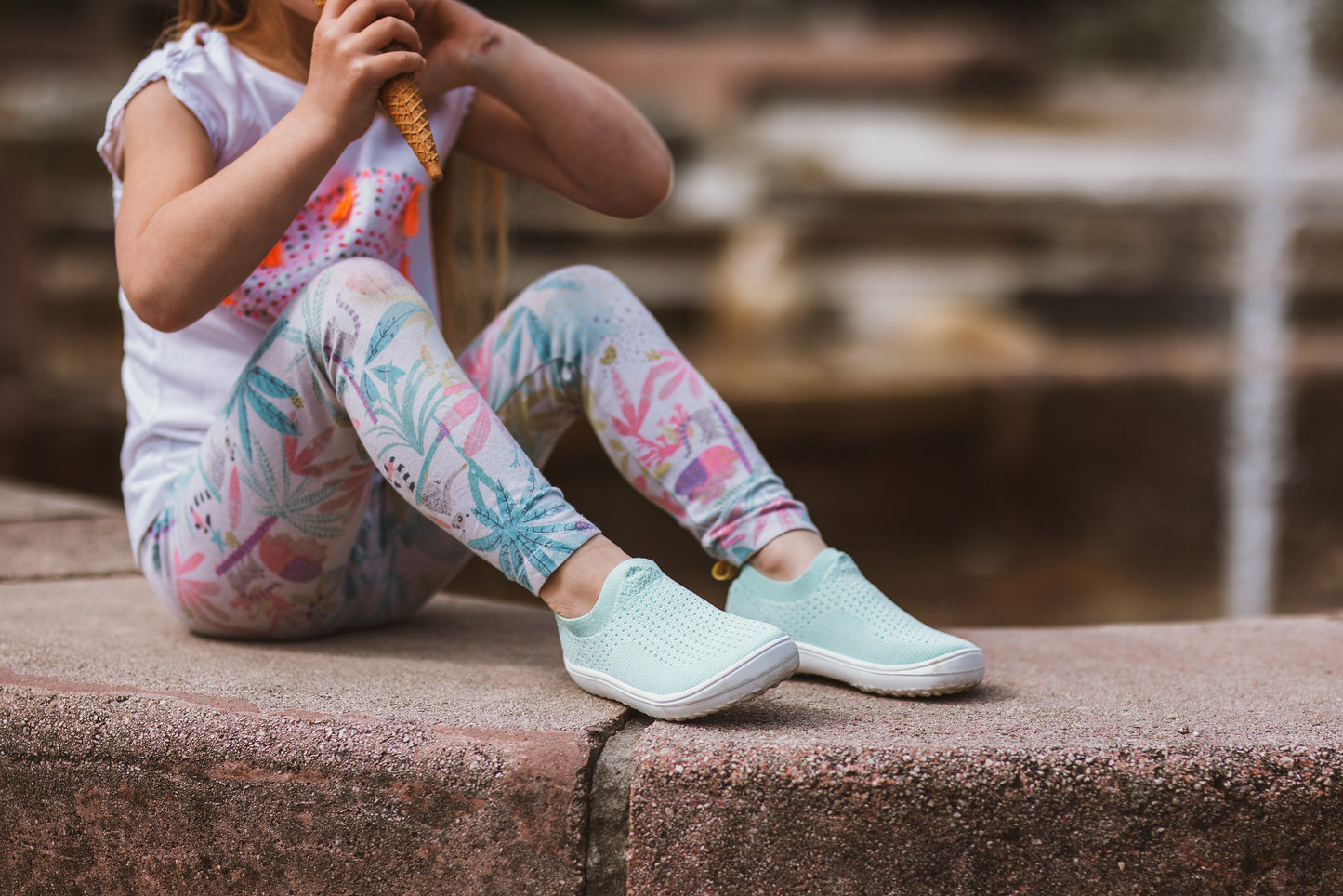 Be Lenka Kids barefoot sneakers Perk - Mint Green 2 OzBarefoot Australia