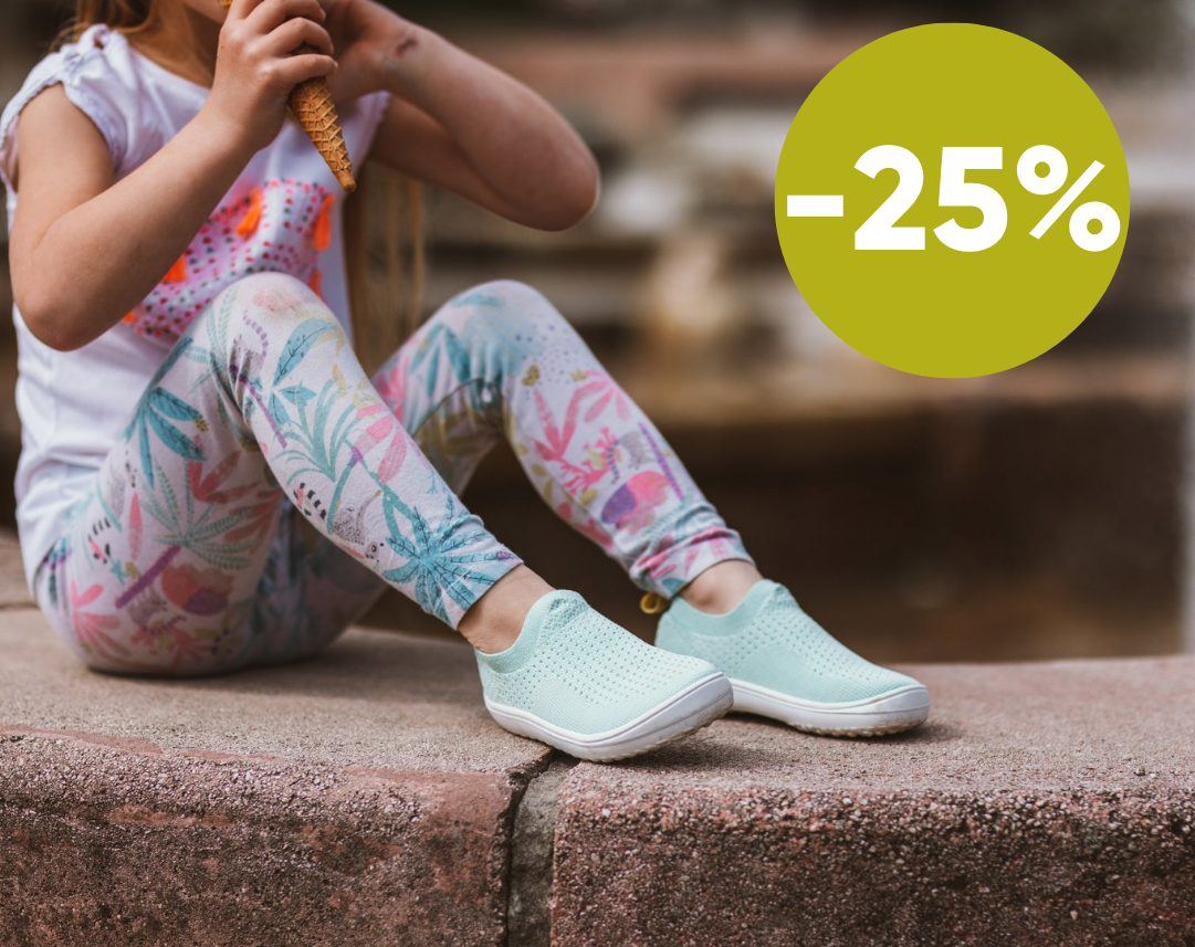 Be Lenka Kids barefoot sneakers Perk - Mint Green 6 OzBarefoot Australia