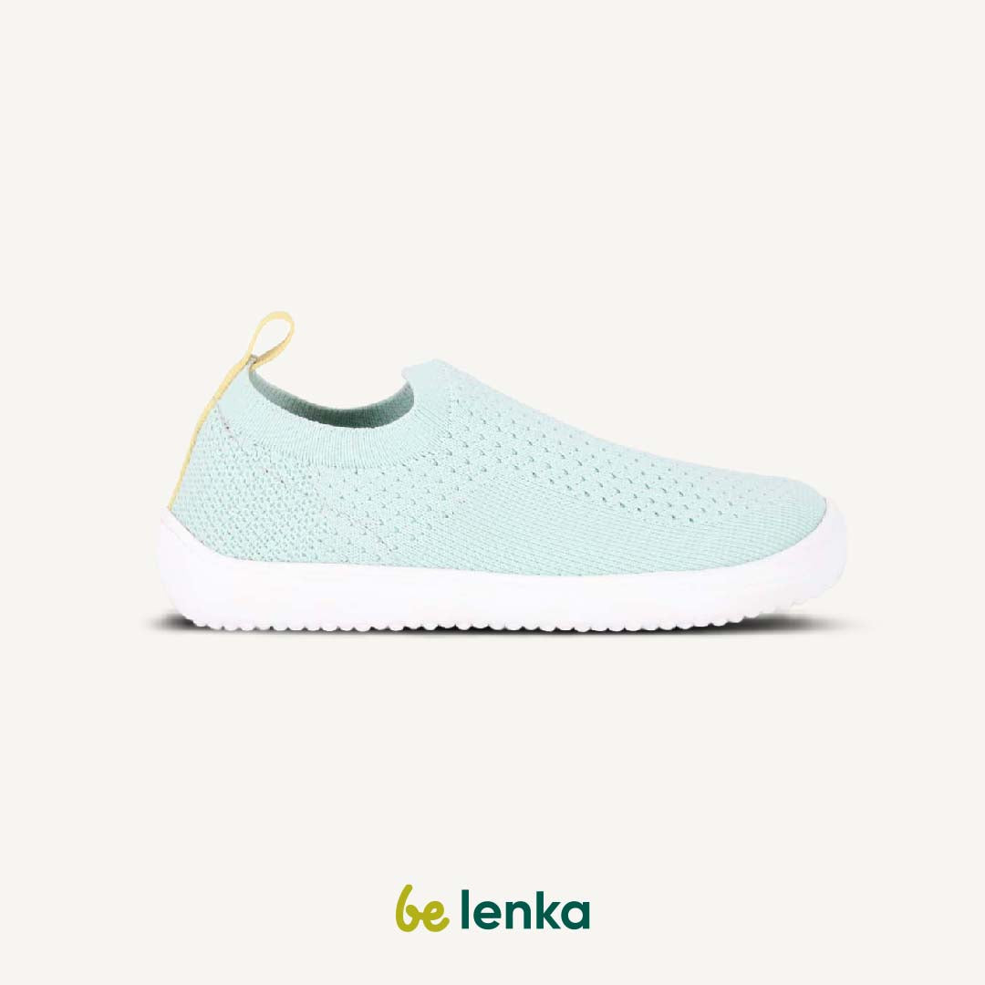 Be Lenka Kids barefoot sneakers Perk - Mint Green 3 OzBarefoot Australia