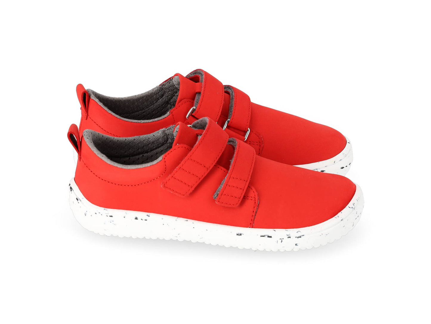 Be Lenka Kids barefoot Jolly - Red & White 4 OzBarefoot Australia