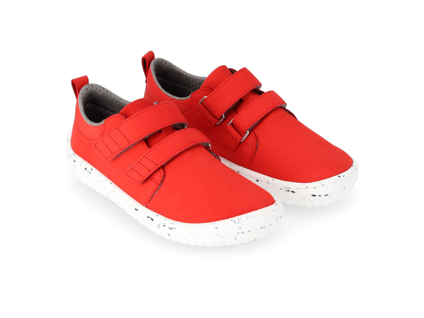 Be Lenka Kids barefoot Jolly - Red & White 6 OzBarefoot Australia