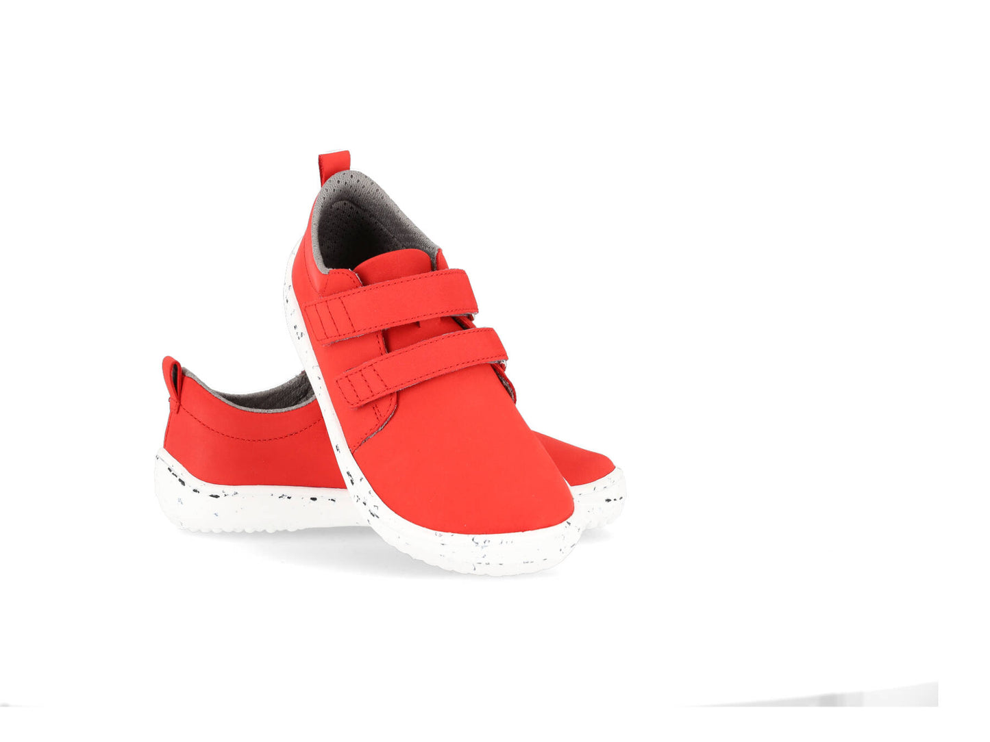 Be Lenka Kids barefoot Jolly - Red & White 7 OzBarefoot Australia