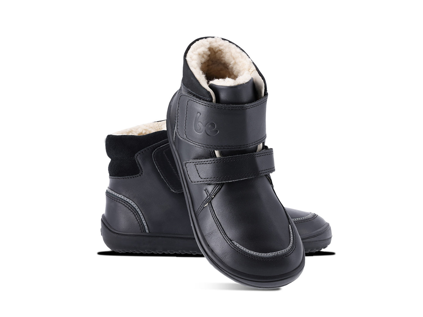 Be Lenka Kids Winter barefoot Be Lenka Panda 2.0 - All Black 4 OzBarefoot Australia