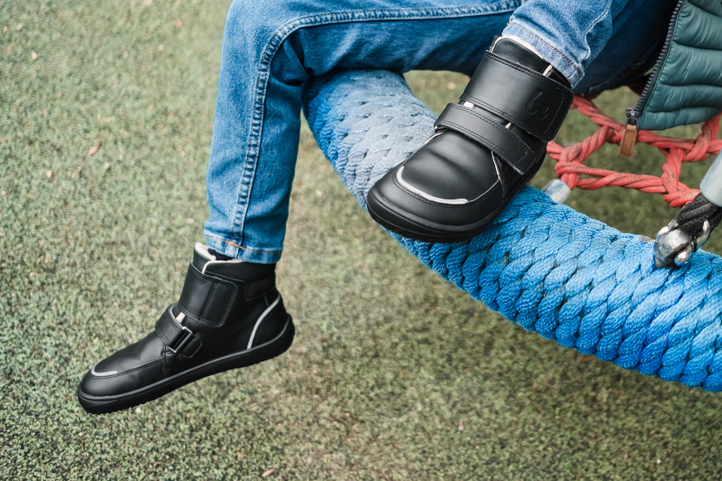 Be Lenka Kids Winter barefoot Be Lenka Panda 2.0 - All Black 3 OzBarefoot Australia