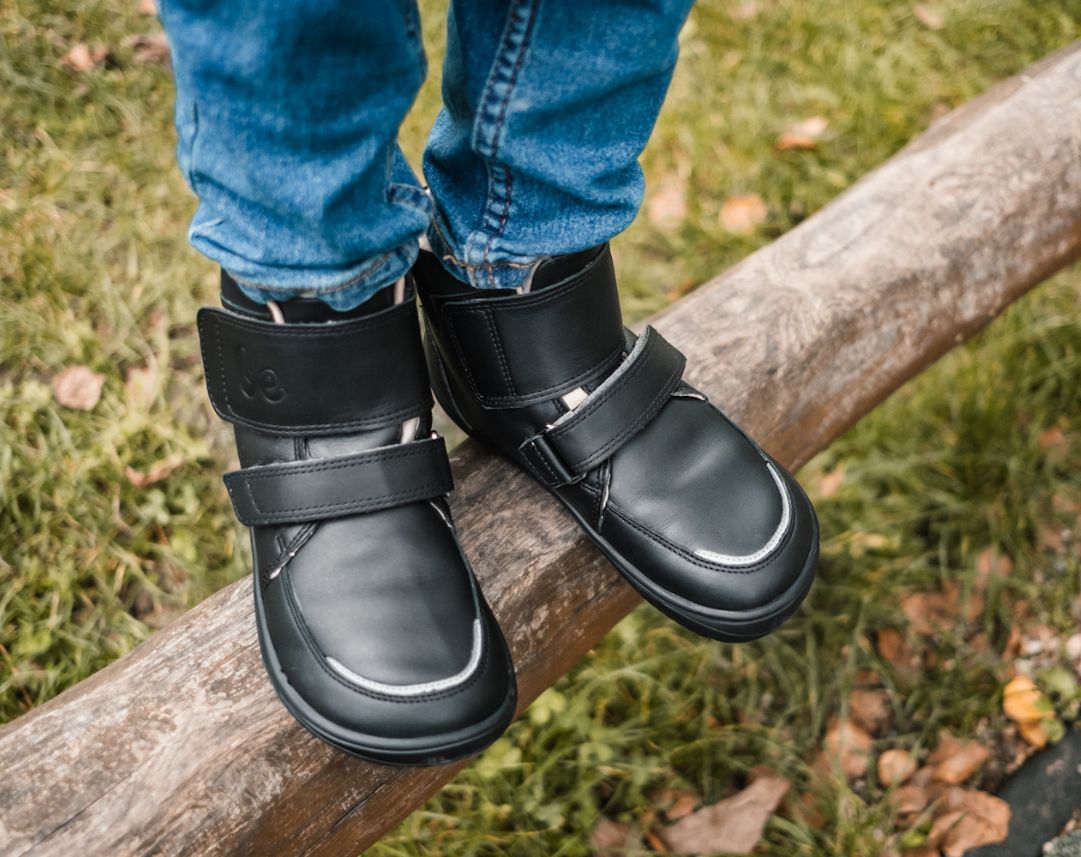 Be Lenka Kids Winter barefoot Be Lenka Panda 2.0 - All Black 2 OzBarefoot Australia