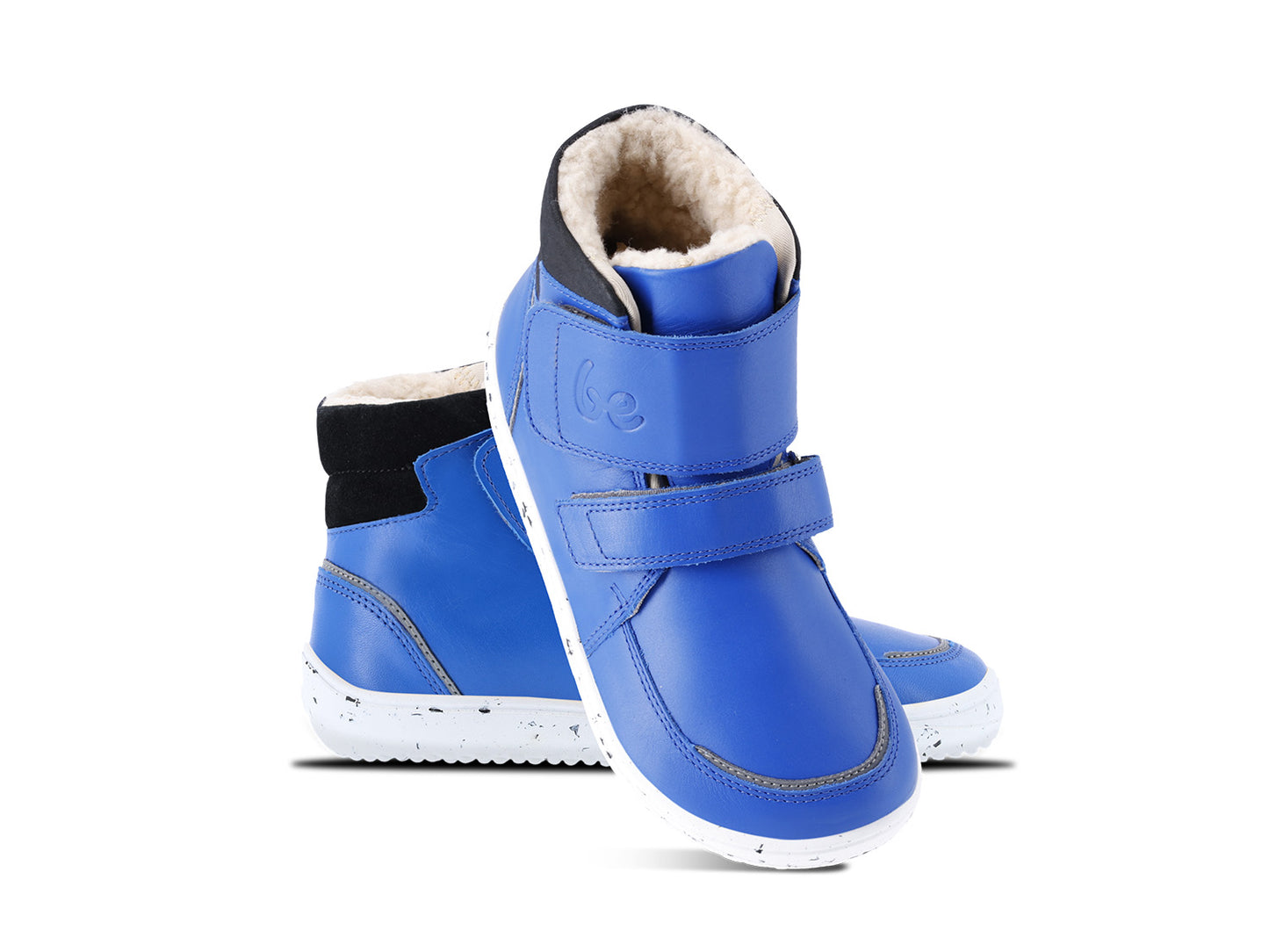 Be Lenka Kids Winter barefoot Be Lenka Panda 2.0 - Blue & White 4 OzBarefoot Australia