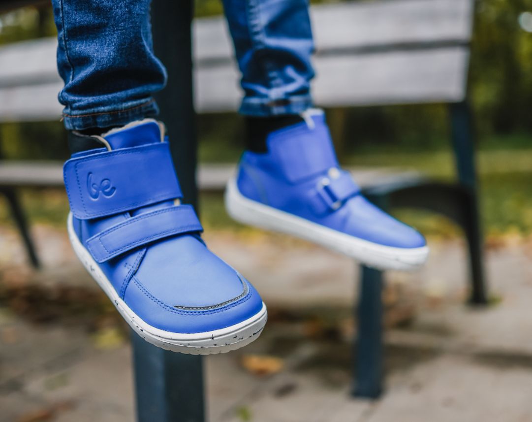 Be Lenka Kids Winter barefoot Be Lenka Panda 2.0 - Blue & White 2 OzBarefoot Australia