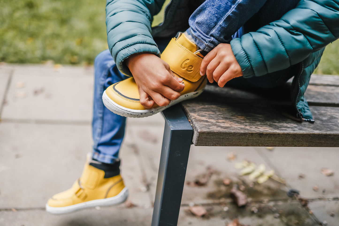 Be Lenka Kids Winter barefoot Be Lenka Panda 2.0 - Cheese Yellow 3 OzBarefoot Australia