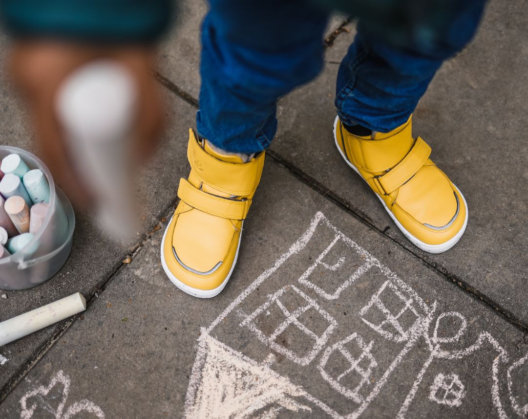 Be Lenka Kids Winter barefoot Be Lenka Panda 2.0 - Cheese Yellow 2 OzBarefoot Australia