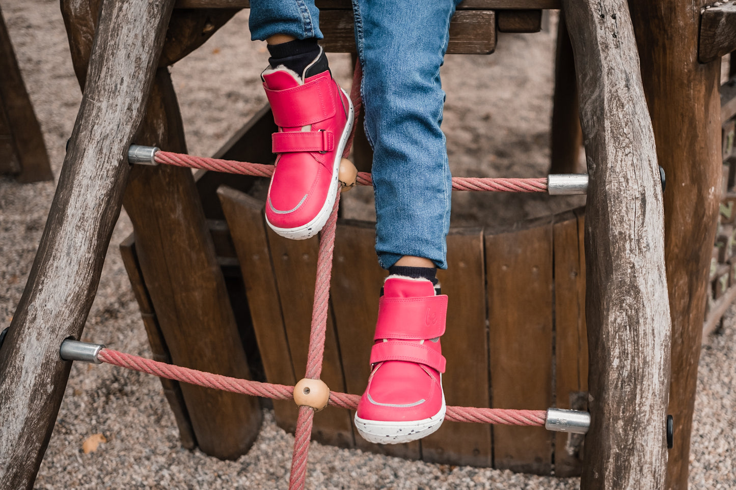 Be Lenka Kids Winter barefoot Be Lenka Panda 2.0 - Raspberry Pink 4 OzBarefoot Australia
