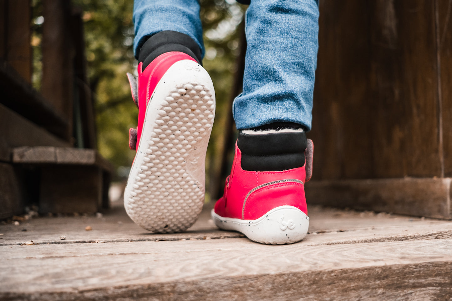 Be Lenka Kids Winter barefoot Be Lenka Panda 2.0 - Raspberry Pink 6 OzBarefoot Australia