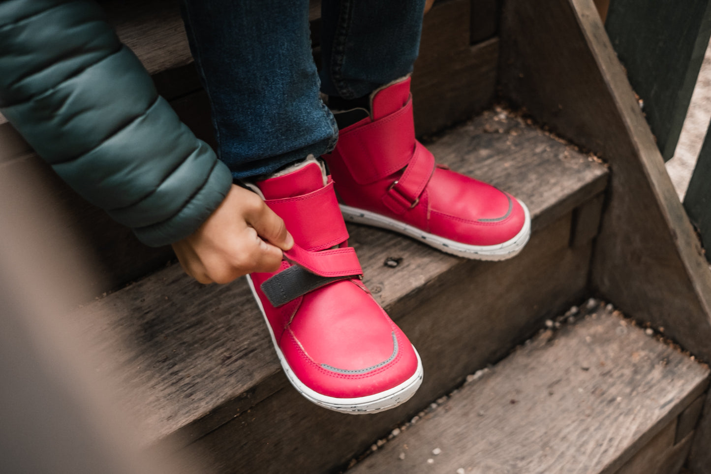 Be Lenka Kids Winter barefoot Be Lenka Panda 2.0 - Raspberry Pink 7 OzBarefoot Australia