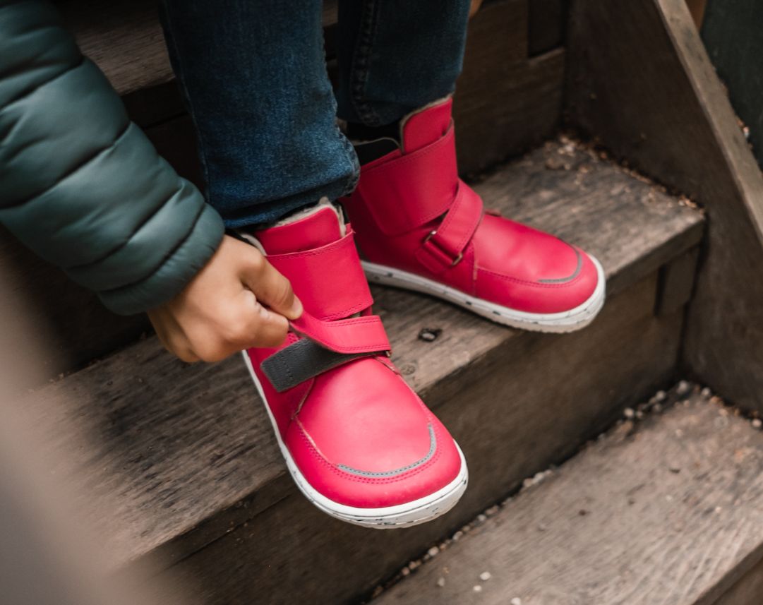 Be Lenka Kids Winter barefoot Be Lenka Panda 2.0 - Raspberry Pink 2 OzBarefoot Australia