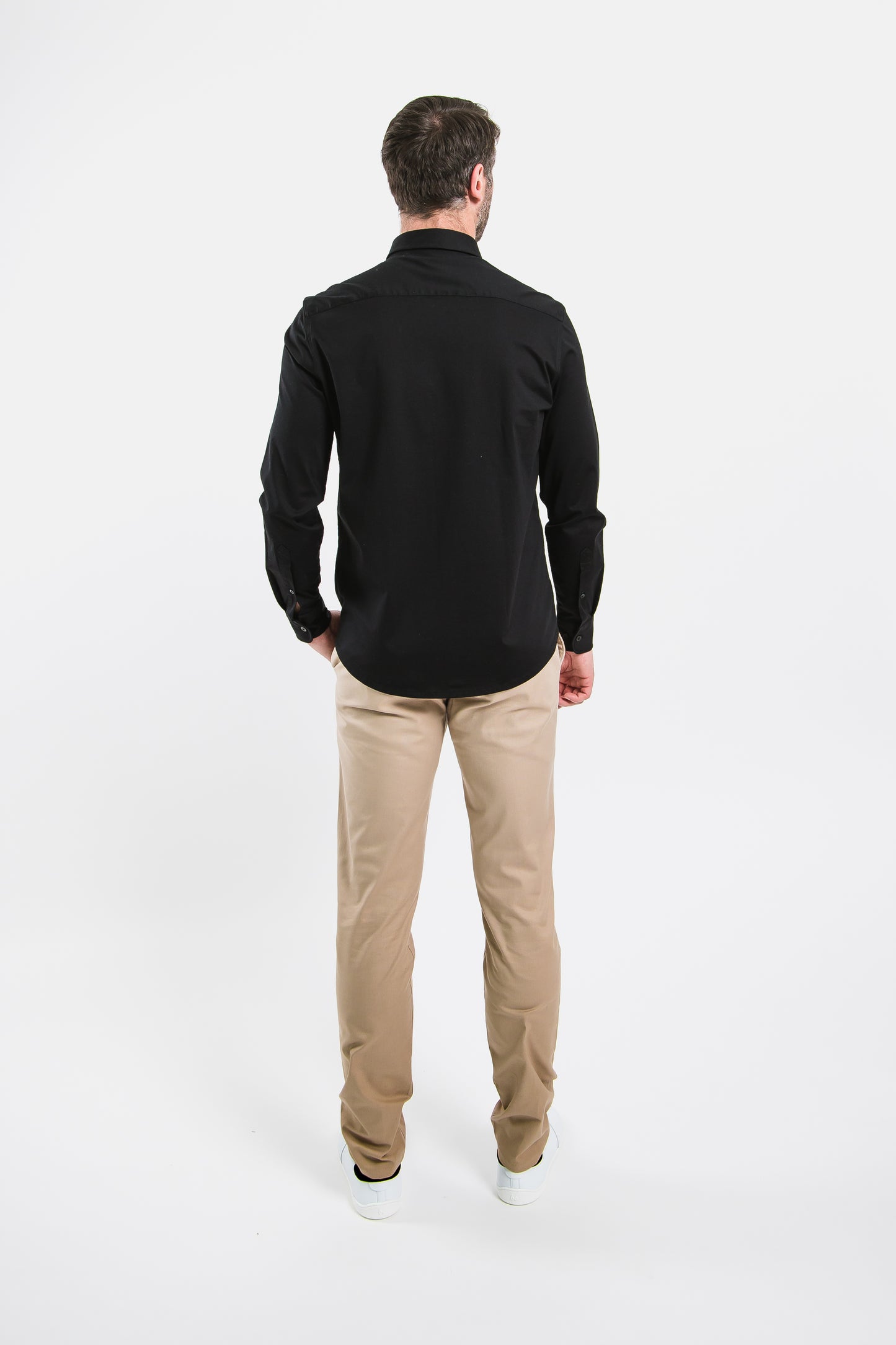 Men’s Shirt Regular Be Lenka Essentials - Jet Black 2 OzBarefoot Australia
