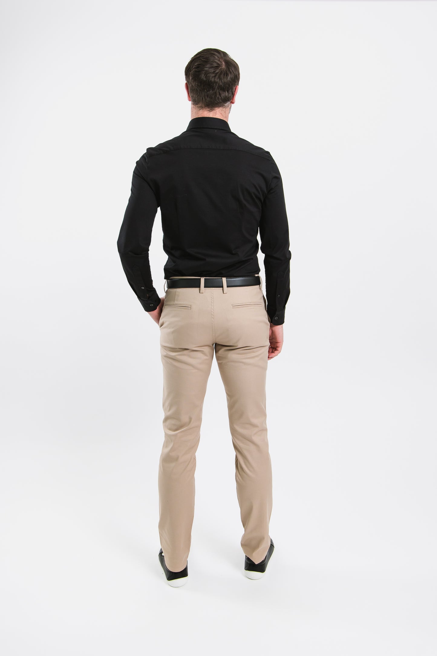 Men’s Shirt Slim Be Lenka Essentials - Jet Black 3 OzBarefoot Australia
