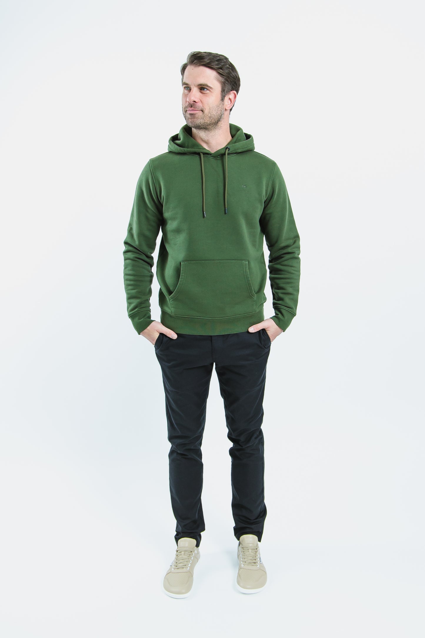 Men’s Hoodie Be Lenka Essentials - Dark Green 2 OzBarefoot Australia