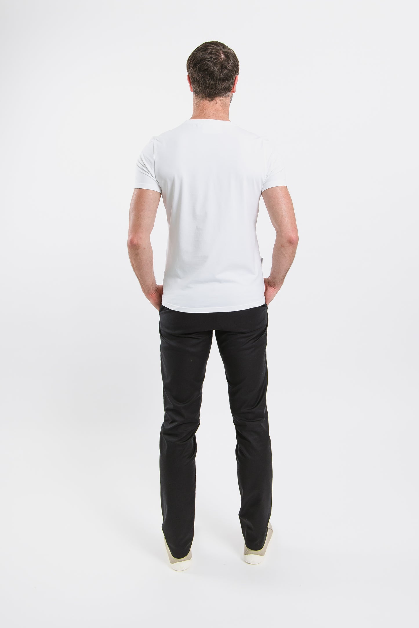 Men’s Round Neck T-shirt Be Lenka Essentials - White 2 OzBarefoot Australia