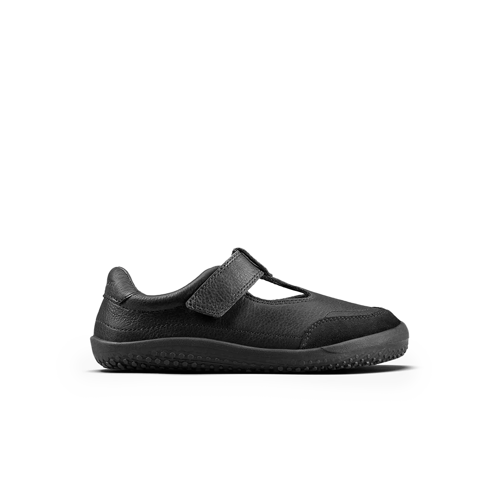 Vivobarefoot Gobi T.Bar School Kids Obsidian