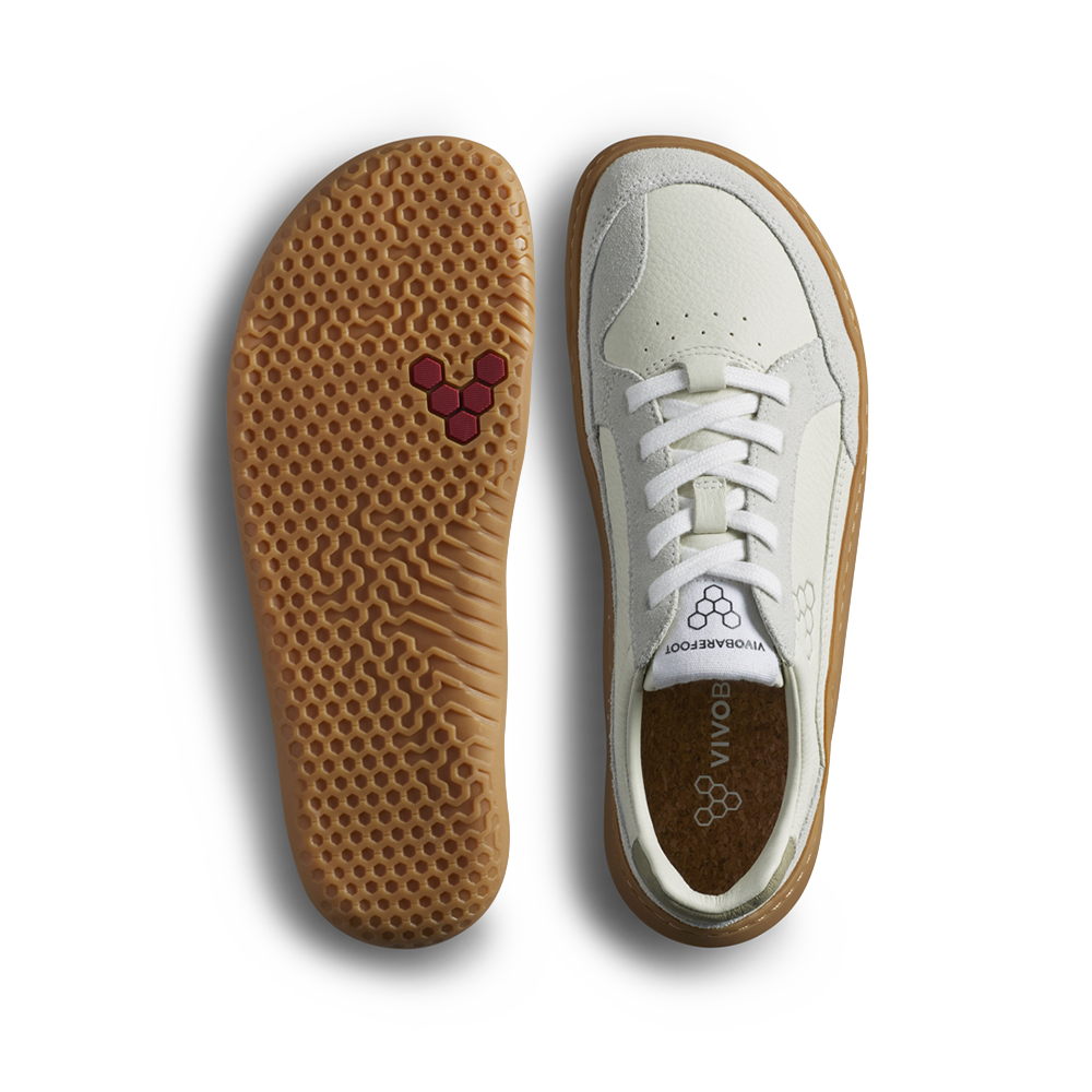 Vivobarefoot Gobi III Sneaker Leather Womens Limestone Dusty Green