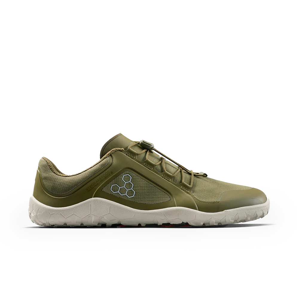 Vivobarefoot Primus Trail III All Weather FG Womens Dark Olive/White