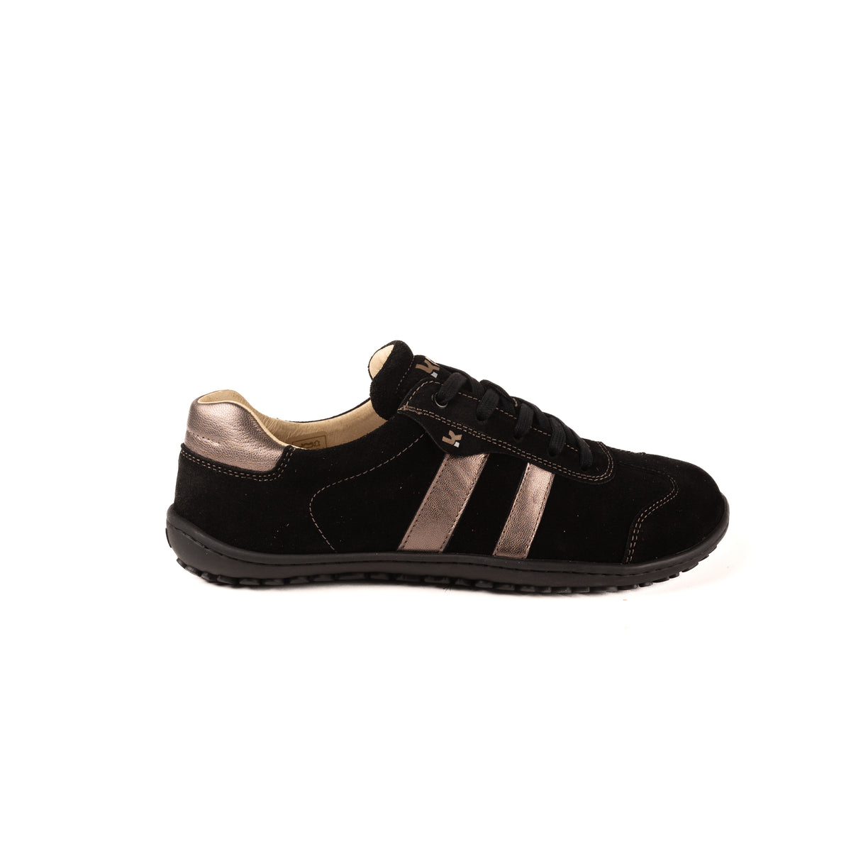 KOEL Barefoot ILA Suede II Black Leopardo